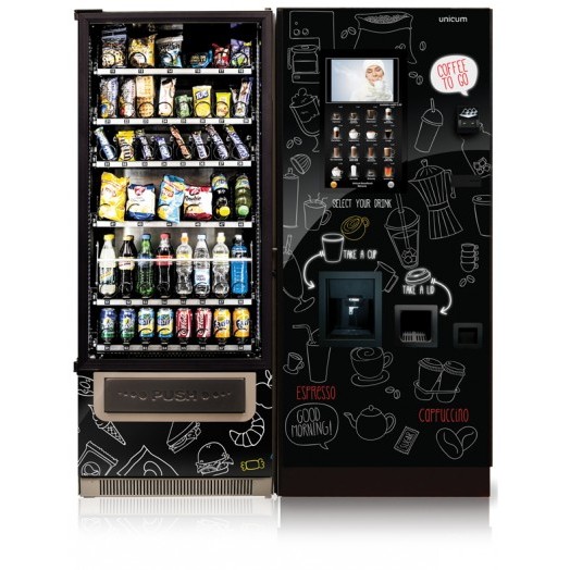 Комбинированный торговый автомат Unicum Rosso To Go Bar