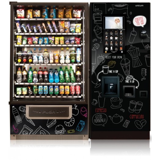Комбинированный торговый автомат Unicum Rosso To Go Bar Long